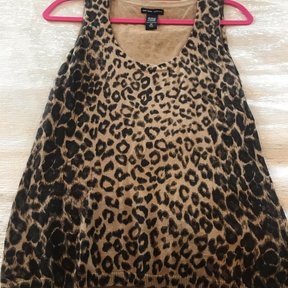Leopard print cami / cardigan set - Picture 2 of 5